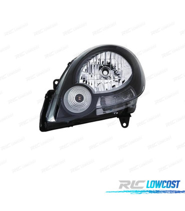 FARO IZQ PARA RENAULT KANGOO III 08-13 FONDO NEGRO