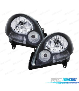 FAROS PARA RENAULT KANGOO III 08-13 FONDO NEGRO