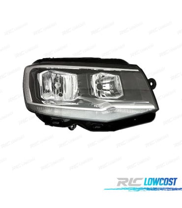 FARO DCH VOLKSWAGEN VW TRANSPORTER T6 15-19 NEGRO
