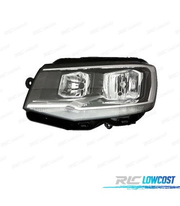 FARO IZQ PARA VOLKSWAGEN VW TRANSPORTER T6 15-19 NEGRO