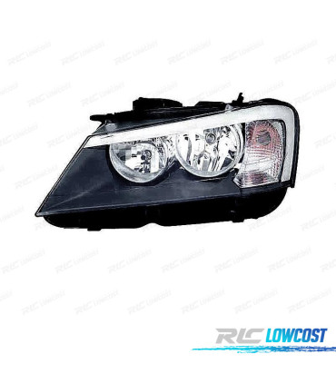 FARO IZQ PARA BMW X3 F25 11-13 FONDO NEGRO