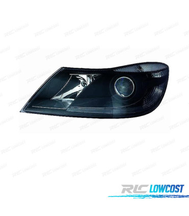 FARO IZQ PARA SKODA OCTAVIA 4P COMBI 08-13 FONDO NEGRO