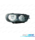 FARO DCH PARA VOLKSWAGEN VW SCIROCCO 08-14 FONDO NEGRO