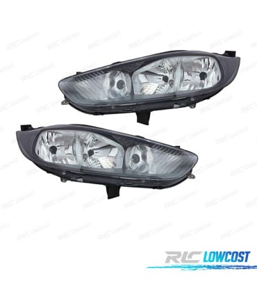 FAROS PARA FORD FIESTA 3 5P 13- FONDO NEGRO