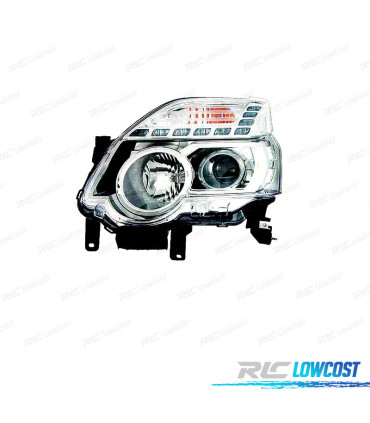 FARO IZQ PARA NISSAN X-TRAIL 11-13 GRIS OSCURO