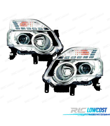 FAROS PARA NISSAN X-TRAIL 11-13 GRIS OSCURO