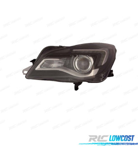 FARO IZQ PARA OPEL INSIGNIA 13-16 LED FONDO NEGRO