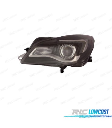 FARO IZQ PARA OPEL INSIGNIA 13-16 LED FONDO NEGRO