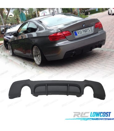 DIFUSOR BMW E92 E93 06-14 LOOK M PERFORMANCE NEGRO MATE