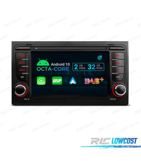 7″ ANDROID 12 OCTACORE DDR4 2GB RAM 32GB ROM SSD RADIO GPS CARPLAY ANDROID AUTO DSP INTEGRADOS 4x45W AUDI SEAT