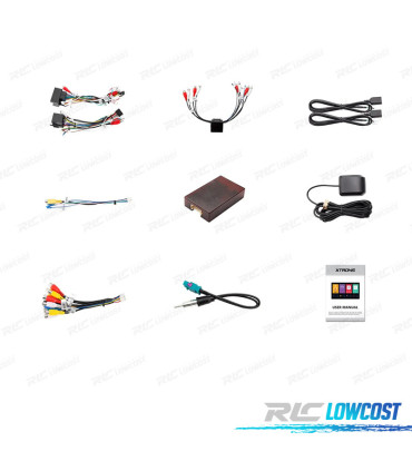 7″ ANDROID 12 OCTACORE DDR4 2GB RAM 32GB ROM SSD RADIO GPS CARPLAY ANDROID AUTO DSP INTEGRADOS 4x45W AUDI SEAT