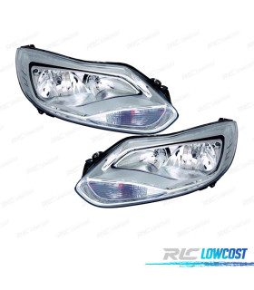 FAROS PARA FORD FOCUS IV 11-14 FONDO CROMO