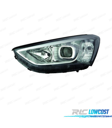 FARO IZQ HYUNDAI SANTA FE 13-17 LUZ DIURNA LED