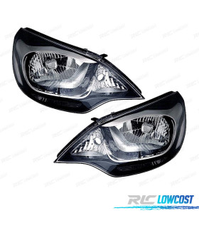 FAROS PARA KIA RIO 4P 12-14 FONDO NEGRO