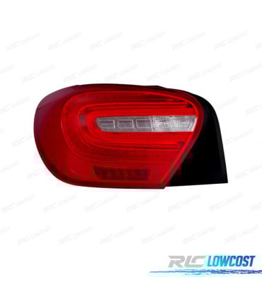 PILOTO IZQ PARA MERCEDES CLASE A W176 12-15 LED BLANCO ROJO