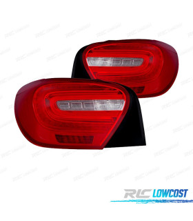 PILOTOS PARA MERCEDES CLASE A W176 12-15 LED BLANCO ROJO