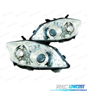 FAROS TOYOTA AURIS 10-13 FONDO CROMO