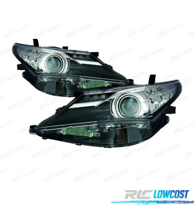 FAROS PARA TOYOTA AURIS 13-15 FONDO NEGRO LED