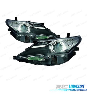 FAROS PARA TOYOTA AURIS 13-15 FONDO NEGRO LED