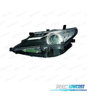 FARO IZQ PARA TOYOTA AURIS 13-15 FONDO NEGRO LED