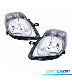 FAROS TOYOTA YARIS 09-10 FONDO GRIS + MOTOR
