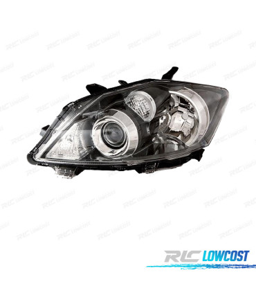 FARO IZQ PARA TOYOTA AURIS 10-13 XENON FONDO NEGRO