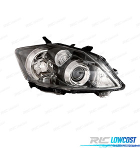 FARO DCH PARA TOYOTA AURIS 10-13 XENON FONDO NEGRO