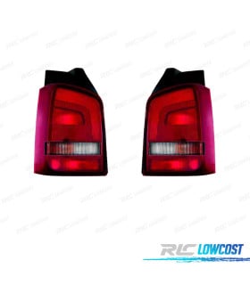 PILOTOS PARA VOLKSWAGEN VW TRANSPORTER T5 1P 10- AHUMADO ROJO