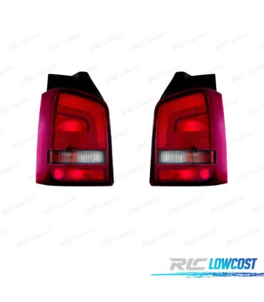 PILOTOS PARA VOLKSWAGEN VW TRANSPORTER T5 1P 10- AHUMADO ROJO