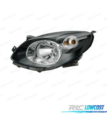 FARO IZQ PARA RENAULT TWINGO 07-12 NEGRO