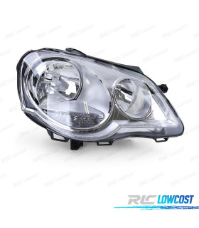FARO DCH PARA VOLKSWAGEN VW POLO VI 05-09 CROMO