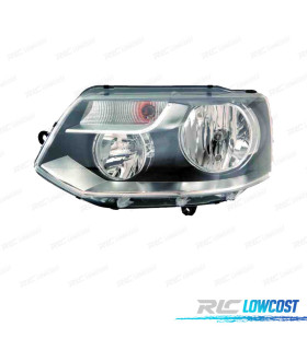 FARO IZQ PARA VOLKSWAGEN VW TRANSPORTER T5 10- NEGRO