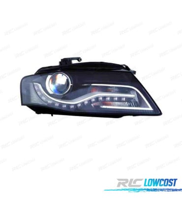 FARO DCH XENON AUDI A4 08-11 FONDO NEGRO