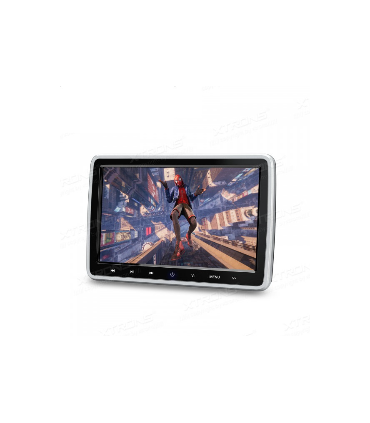 PANTALLA TÁCTIL DE 10,1" HD CON HDMI DVD ALTAVOCES Y SOPORTE REPOSACABEZAS