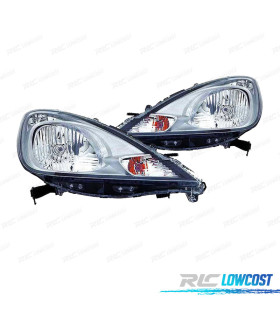 FAROS PARA HONDA JAZZ 10-13 FONDO CROMO