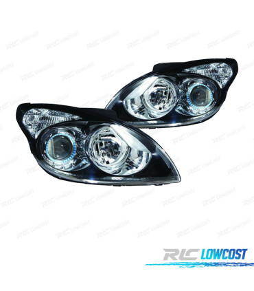 FAROS PARA HYUNDAI I30 07-12 FONDO NEGRO