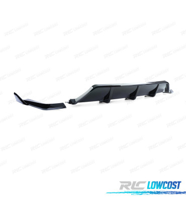 DIFUSOR BMW X5 F15 12-18 LOOK M PERFORMANCE NEGRO BRILLO