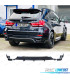 DIFUSOR BMW X5 F15 12-18 LOOK M PERFORMANCE NEGRO BRILLO