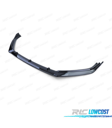 SPOILER LIP VOLKSWAGEN VW POLO 6C 14-17 NEGRO BRILLO