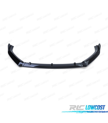 SPOILER LIP VOLKSWAGEN VW POLO 6C 14-17 NEGRO BRILLO