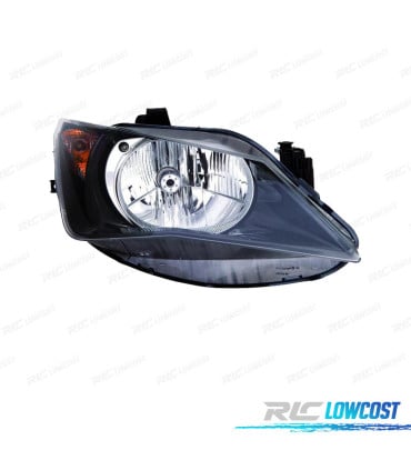 FARO DCH PARA SEAT IBIZA 12-15 FONDO NEGRO