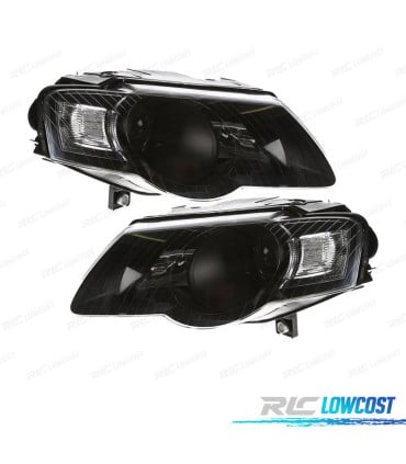 FAROS PARA VOLKSWAGEN VW PASSAT 05-10 FONDO NEGRO