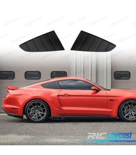 CUBRE CRISTALES LATERAL FORD MUSTANG 15-22 LOOK GT500 NEGRO