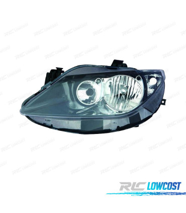 FARO IZQ PARA SEAT IBIZA VI 09-12 FONDO NEGRO