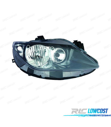 FARO DCH PARA SEAT IBIZA VI 09-12 FONDO NEGRO