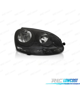 FARO DCH PARA VOLKSWAGEN VW GOLF V 03-08 FONDO NEGRO