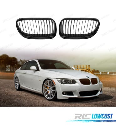PARRILLAS BMW E92 E93 LCI 10-13 LOOK M3 NEGRO BRILLO