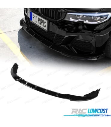 SPOILER LIP FRONTAL BMW G20 19-22 LOOK M PERFORMANCE II NEGRO BRILLO
