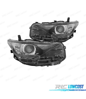 FAROS LED PARA TOYOTA AURIS 15-19 FONDO NEGRO