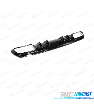 DIFUSOR MERCEDES CLASE C W205 4P 18-21 LOOK AMG NEGRO BRILLO